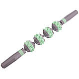 Роликовий масажер-палиця на 4 масажери SP-Sport Massager Bar FI-2452, фото 3