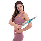 Роликовий масажер-палиця на 4 масажери SP-Sport Massager Bar FI-2452, фото 7