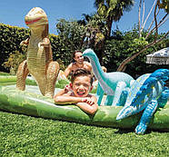 Надувний ігровий центр дитячий Парк юрського періоду (201-201-36см, басейн 410л) Intex 56132, фото 3