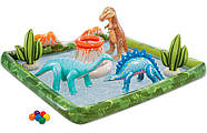 Надувний ігровий центр дитячий Парк юрського періоду (201-201-36см, басейн 410л) Intex 56132, фото 4
