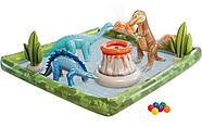 Надувний ігровий центр дитячий Парк юрського періоду (201-201-36см, басейн 410л) Intex 56132, фото 5