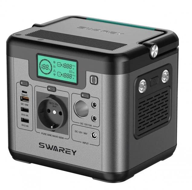 Зарядная станция SWAREY S500 144000mAh 500W - фото 5 - id-p2149498294