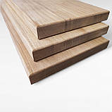 Сходи та сходинки з натурального дерева цільноламельні для дому та дачі ясен без покриття, фото 6