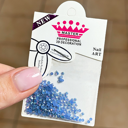 Стрази для декору Master Professional №10, волошкові, фото 1