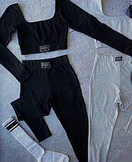Костюм жіночий топ+легінси, щільна віскоза джерсі 42-44; 46-48 "BLABLADRESS" Sin824-1529, фото 5