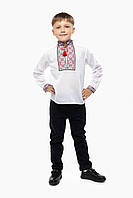 Рубашка с вышивкой для мальчика Козачок РУСЛАН 92 см Красный (2000989641421)