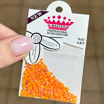 Стрази для декору Master Professional №25, жовтогарячі, фото 1