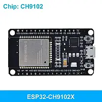 WiFi Bluetooth модуль NodeMCU ESP-32 ESP-WROOM-32S CH9102X 30Pin Micro-USB