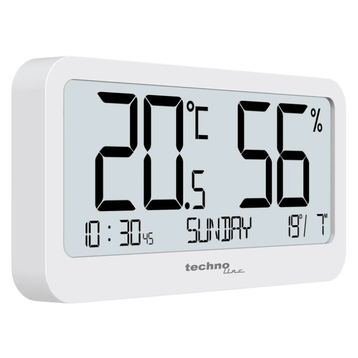 Гігрометр для дому Термогігрометр домашній Technoline WS9455 White (WS9455) Німеччина