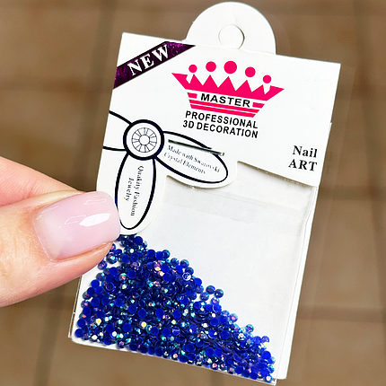 Стрази для декору Master Professional №14, сині, фото 1