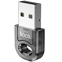 USB-блютуз адаптер для компьютера, ноутбука HOCO UA28 |Bluetooth 5.1| Черный