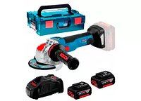 Угловая шлифмашина Bosch Professional GWX 18V-10 SC с регулировкой в L-Boxx 136 c 2 акб GBA 18V 5 Ah (Угловые