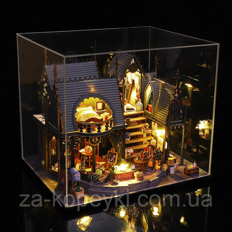 Румбокс Магічний Дім Луни Luna Magic House Roombox DIY House ES-011 + купол