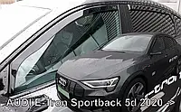 Дефлектори вікон / вітровики Audi E-Tron 2020-> 5D (вставні, кт - 4шт) Sportback (Heko)