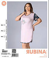 Туника для дома батального размера 3XL (52-54) Rubina Secret, ночнушка, сорочка для сна, домашнее платье