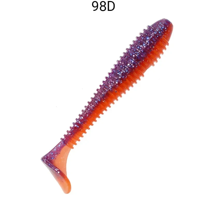 Їстівна силіконова приманка Crazy Fish Vibro fat 3.2" 73-80-98d-6 кальмар для лову щуки, судака та сома