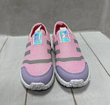 Дитячі кросівки для дівчинки літні Tom Wins сітка 34 22 см рожеві, фото 3