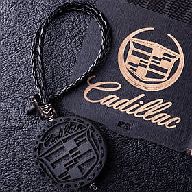 Ароматизатор в машину Cadillac з темного дерева, подарунок чоловікові.