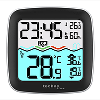 Гігрометр для дому Термогігрометр домашній Technoline WS9059 Black (WS9059) Німеччина, фото 4