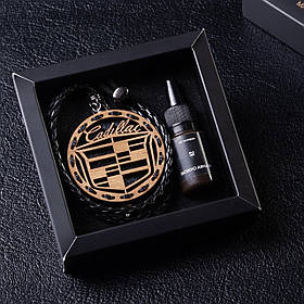 Ароматизатор в машину Cadillac з світлого дерева, подарунок чоловікові