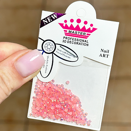 Стрази для декору Master Professional №04, світло-рожеві, фото 1