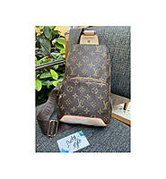 Сумка-слинг Avenue Louis Vuitton monogram+latte