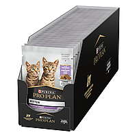 Влажный корм Purina Pro Plan Kitten Healthy Start для котят кусочки в паштете с индейкой, 26х75гр