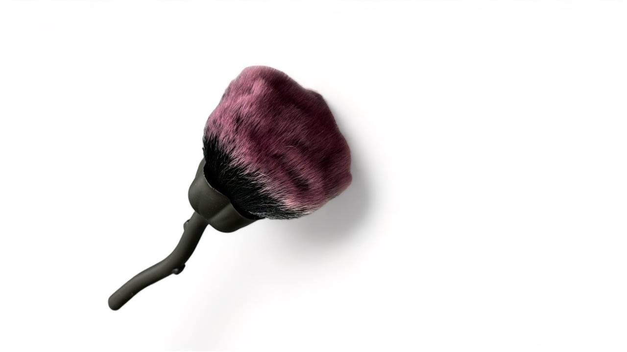 Пензлик-сметка для видалення пилу з нігтів, троянда