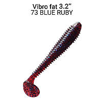 Їстівна силіконова приманка Crazy Fish Vibro fat 3.2" 73-80-73-6 кальмар для лову щуки, судака та сома