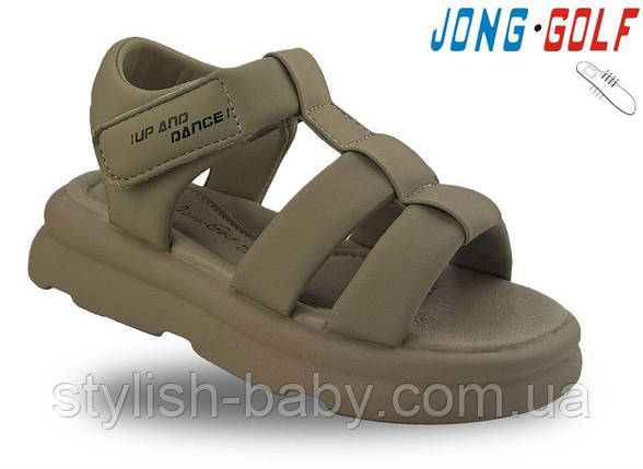 Дитяче літнє взуття гуртом. Дитячі босоніжки 2024 бренда Jong Golf для дівчаток (рр. з 27 по 32), фото 1