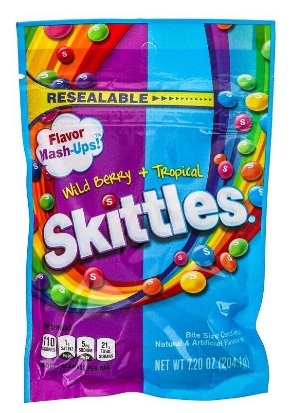Skittles wild berry + tropical 204.1g