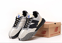 Мужские кроссовки New Balance XC-72 beige grey кеды Нью Беланс ХС серые бежевые стильные замшевые