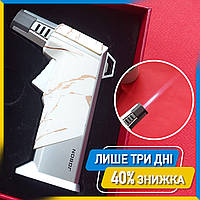 Запальничка газовий пальник Lighter, Запальничка з турбонаддувом у подарунковому пакованні, запальничка пальника газ