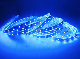 Світлодіодна LED стрічка з клейкою основою 8 мм 4,8 Вт/м 60 LED/м IP20 MTK-300B3528-12 жовта (5м)