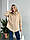 Джинсова сорочка Oversize, розмір 42-44, колір бежевий, фото 3