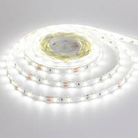 Світлодіодна LED стрічка з клейкою основою 8 мм 4,8 Вт/м 60 LED/м IP20 MTK-300W3528-12 білий (5м)