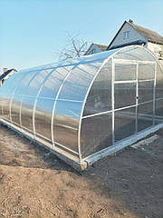 Теплиця з полікарбонатом Слов'яночка 4х12 м