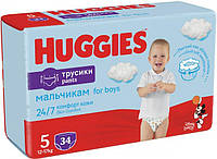 Huggies pant трусики-подгузники jumbo 5 34x2 мальчик