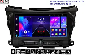 Штатна магнітола QLine AMR 10612Р11-NI-22-308 10" 6/128 NISSAN Murano 18-19, фото 1