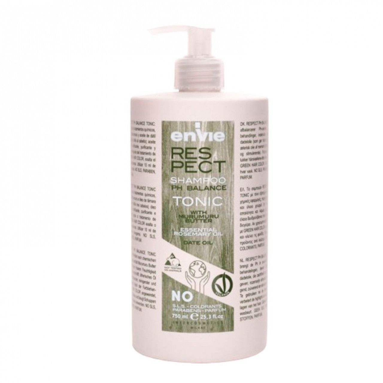 Шампунь Envie Respect Balance pH Shampoo Tonic для фарбованого волосся, 750 мл (EN1099)