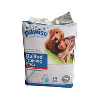Пеленки для собак Pawise 56х56см, 14 шт для щенков и маленьких пород собак