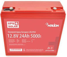 Акумулятор LiFEPO4 12 V, Вольт, В, 24 ah, А‧год, АН, під М5, LFP, тяговий, на електровелосипед