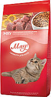 Сбалансированный сухой корм Мяу! для взрослых кошек с телятиной 14 кг