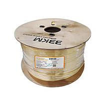 Кабель вита пара Cat6 U/UTP PVC 4х2х23 (0,56) AWG для внутрішнього прокладання, сірий (бухта 500 м), ЗЗЦМ, фото 3
