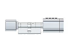 Розумний дверний біометричний замок (циліндр) SEVEN LOCK SL-7774BF silver (35-90мм), фото 4