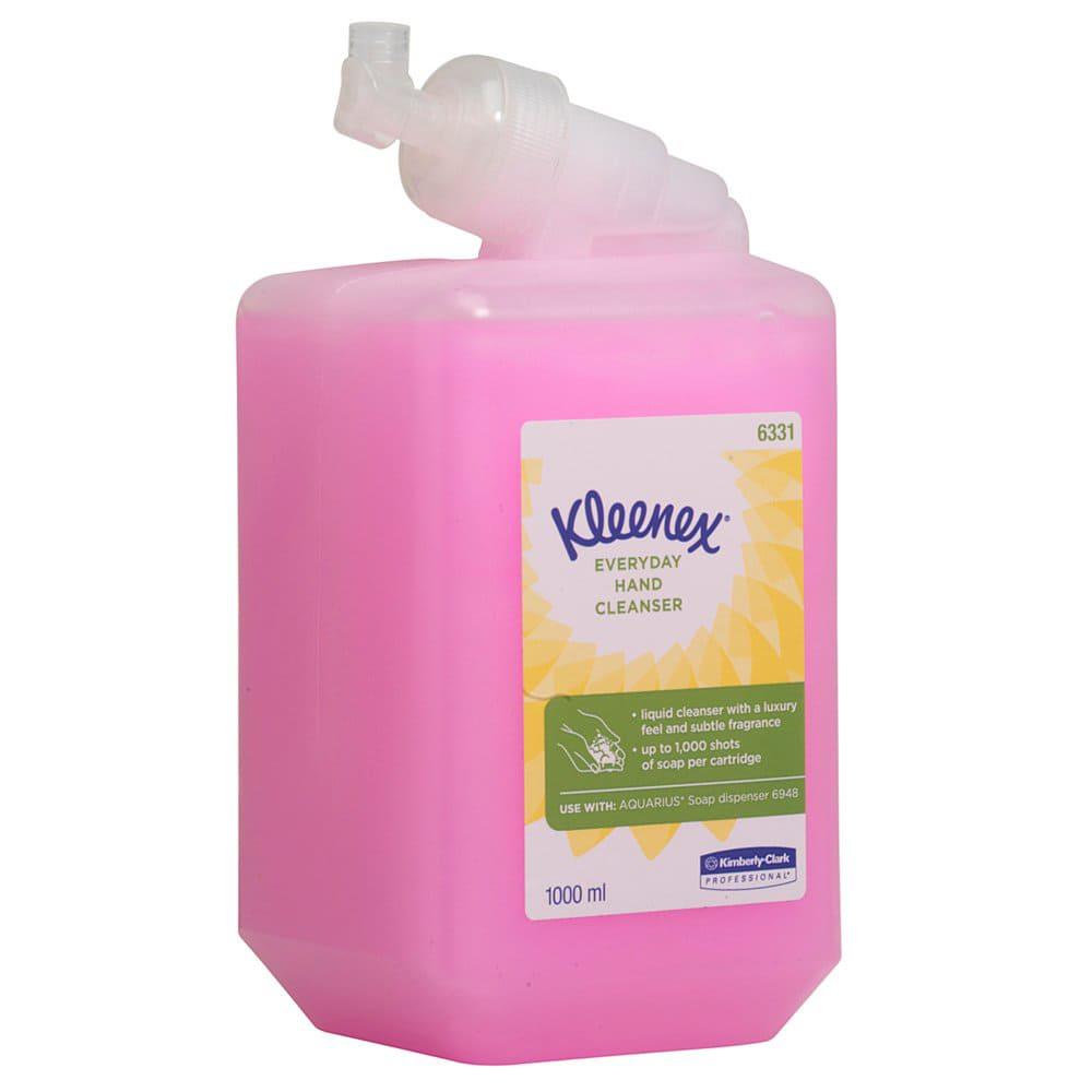 Жидкое мыло для рук Kimberly-Clark Kleenex Everyday, розовое, 1 л - фото 1 - id-p2149571590