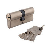 Серцевина для замка 60мм (30х30), ключ/ключ, SN сатин, 5 ключів FZB