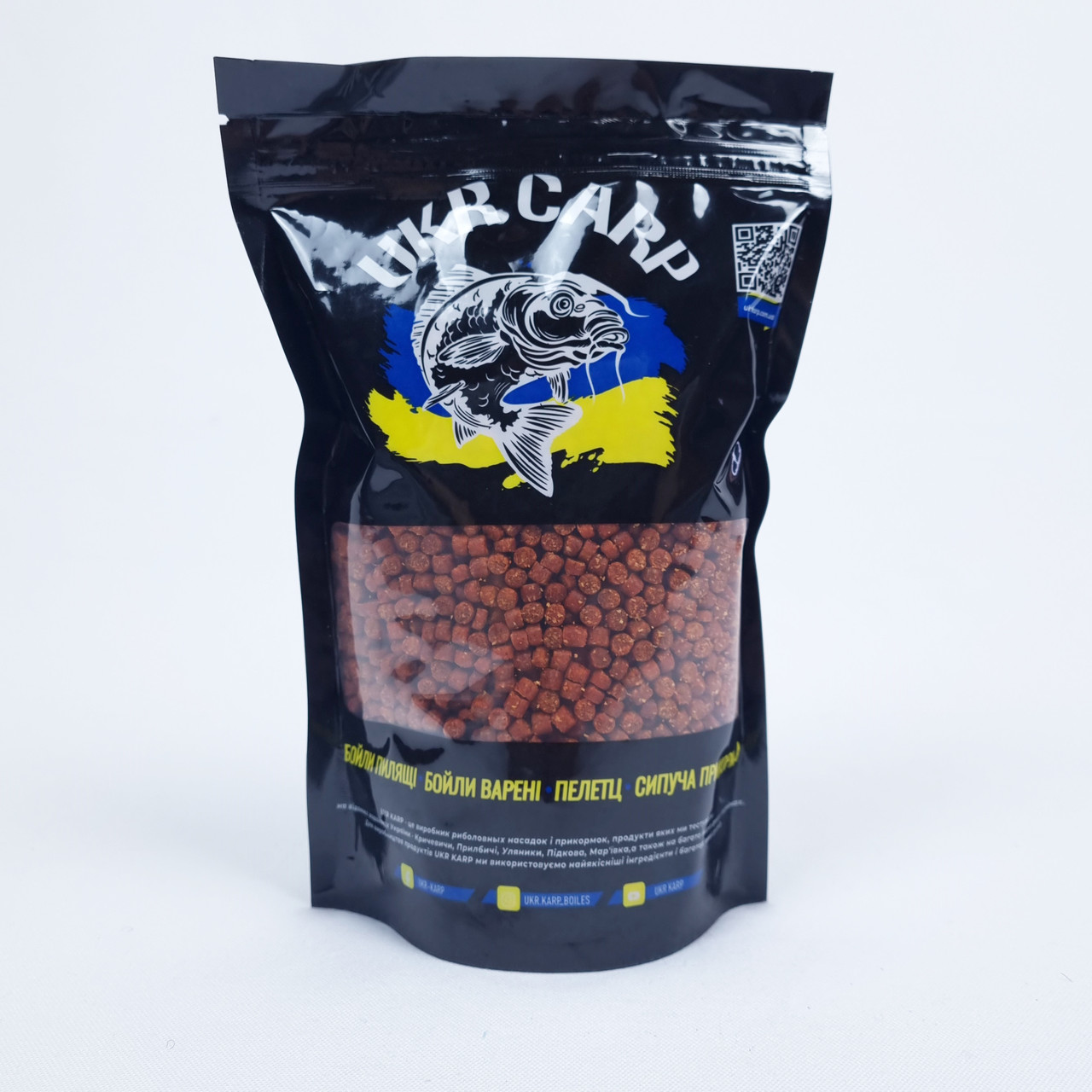 Пеллетс для рибалки пелец на коропа для флета Ukr Carp (Слива) 500 г 4 мм