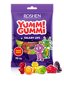 Упаковка желейних цукерок Roshen Yummi Gummi Galaxy Life 70 г х 22 шт