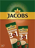 Кофейный напиток Jacobs 3 in 1 Cappuccino 24 x 12.5 г